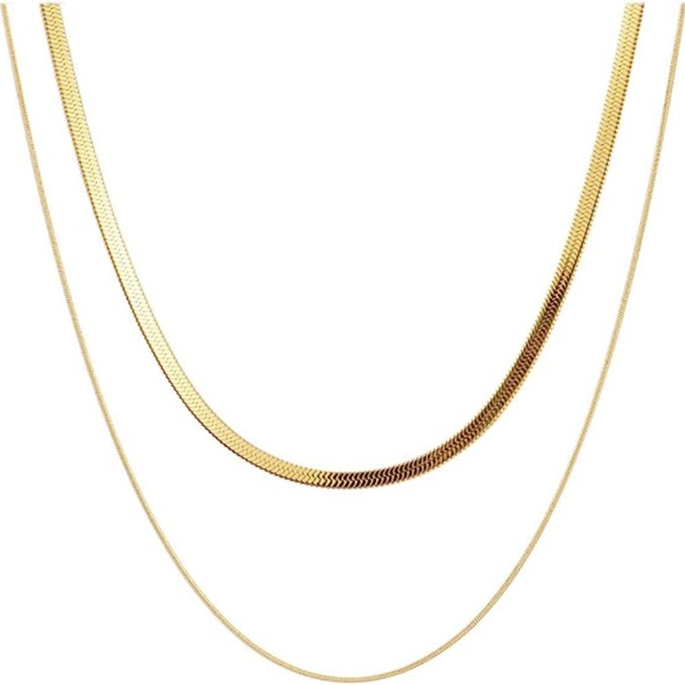 Women,Dainty Gold Necklace,14k Gold Plated Snake,Gold Chain Choker Necklaces